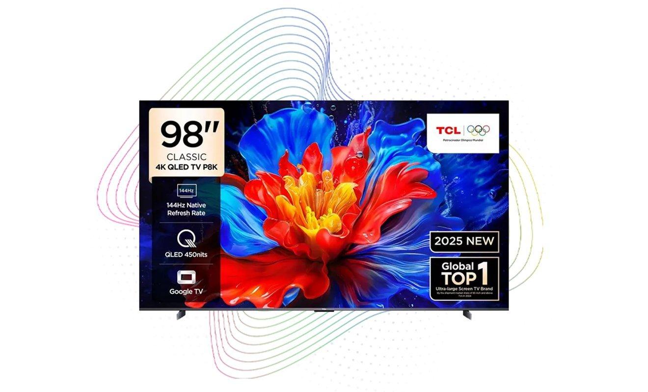 تي سي ال تلفزيون كيو ليد برو 98 انش سمارت