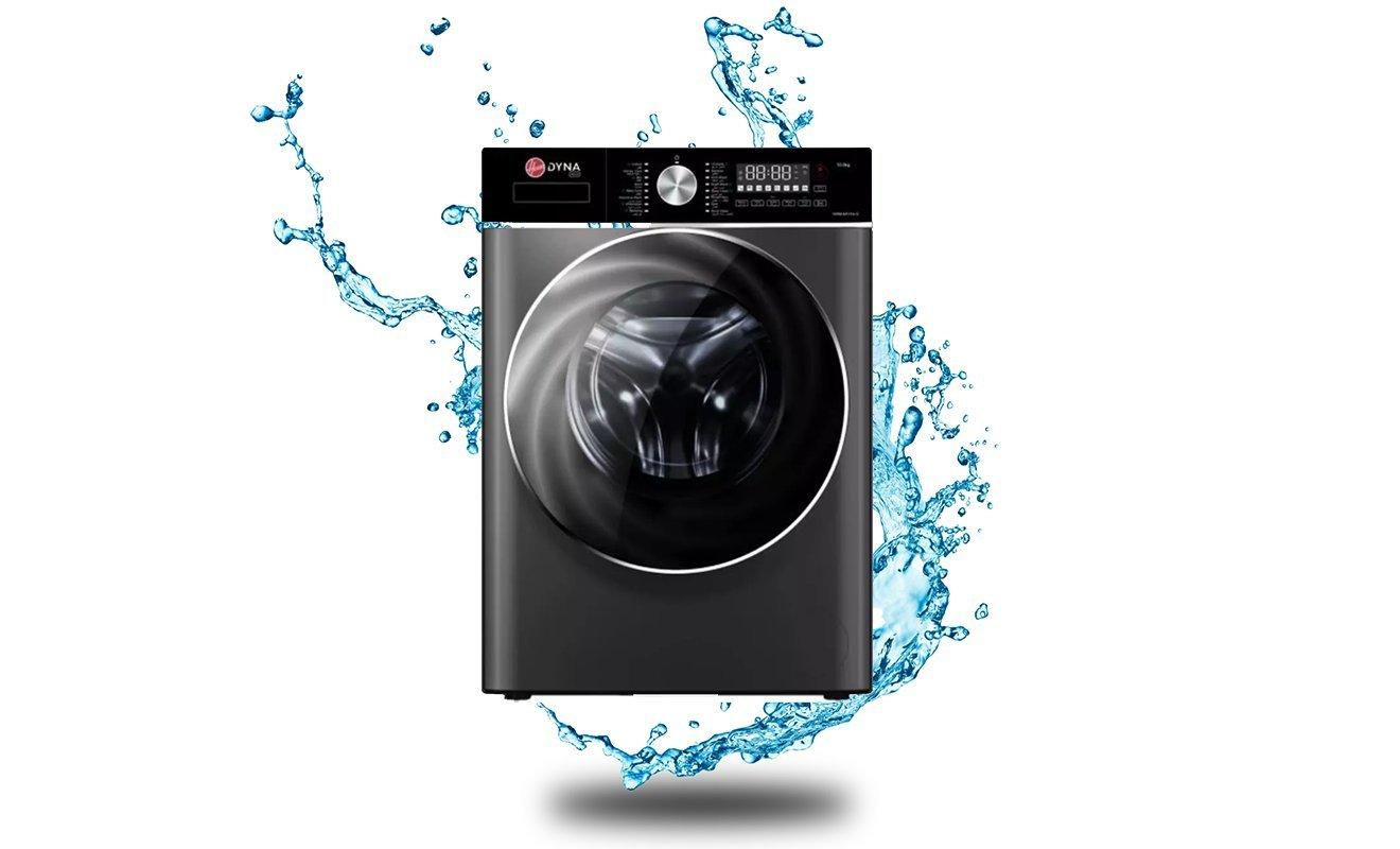Hoover HWM-M1014-G washing machine in lava grey