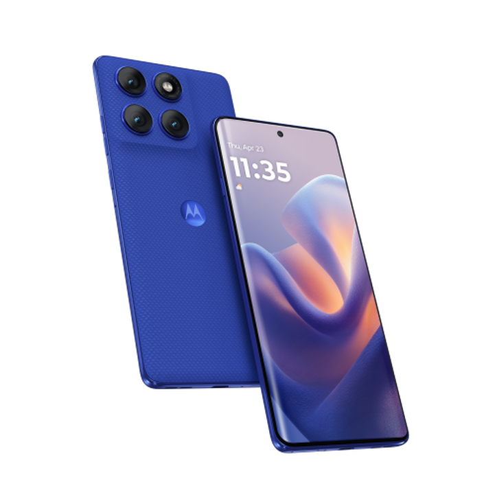 Motorola Edge 60 Pro, 5G, 512GB, Dazzling Blue - eXtra Oman