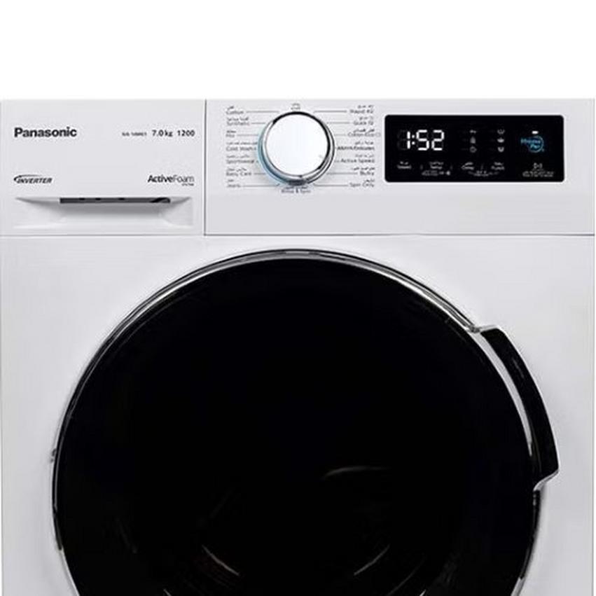 家電 panasonich 2019 7kg Panasonic, Front Load washer, 7 KG, 15 programs, White - eXtra Oman
