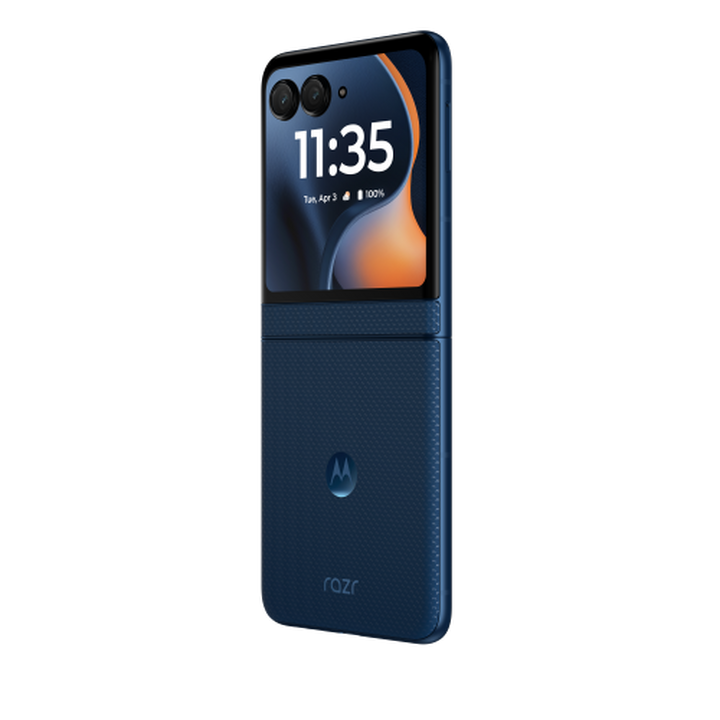 motorola razr 60s 青 新品未使用　PANTONE Motorola Razr 60, 5G, 256GB, PANTONE Gibraltar Sea Blue - eXtra Oman