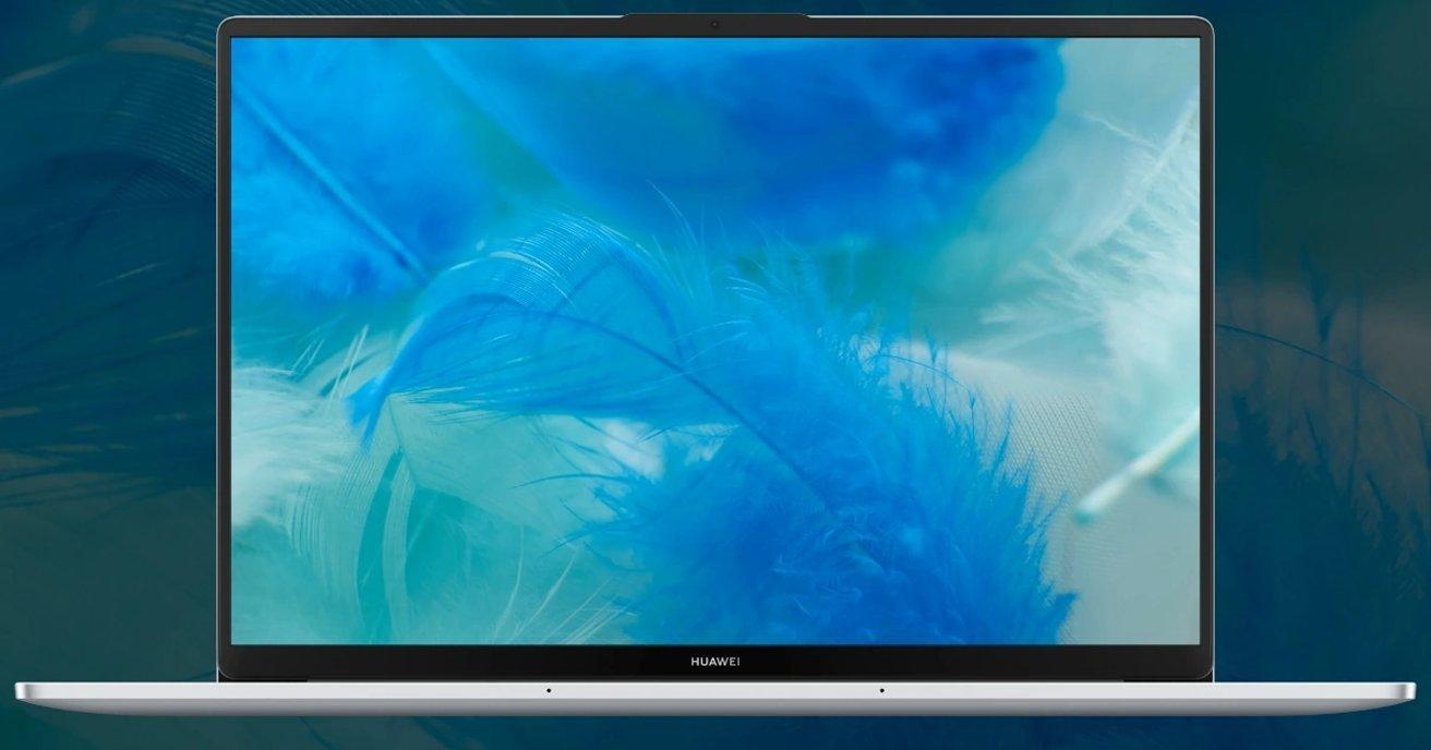 Laptop screen displaying vibrant colors