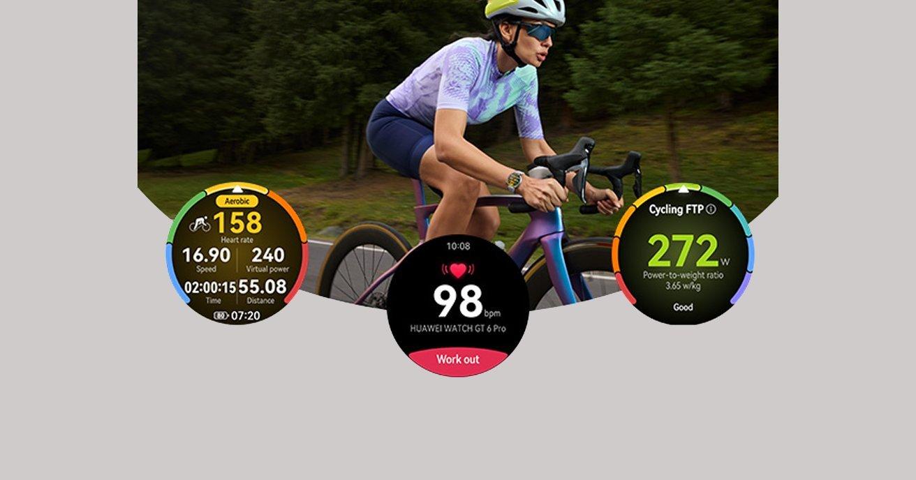 ميزات رياضية في ساعة هواوي GT 6