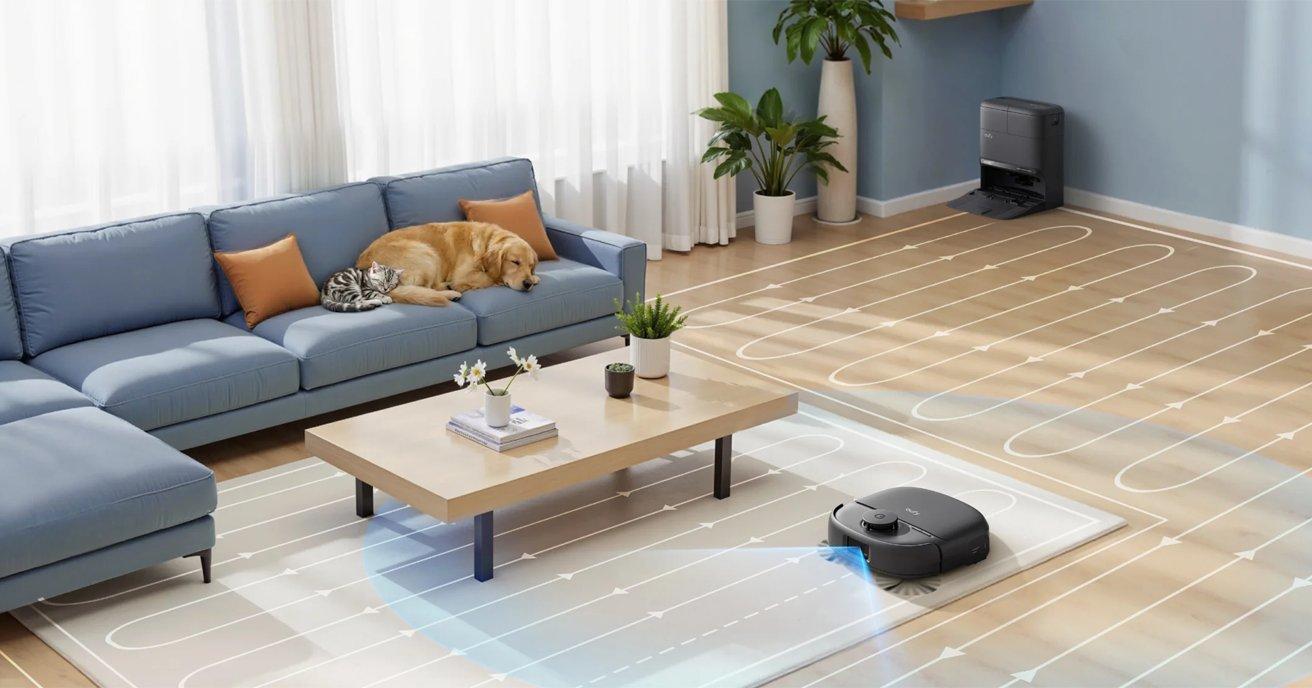 Eufy Omni C28 controlled via smartphone app