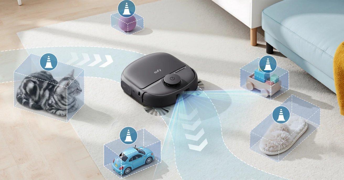 Eufy Omni C28 controlled via smartphone app