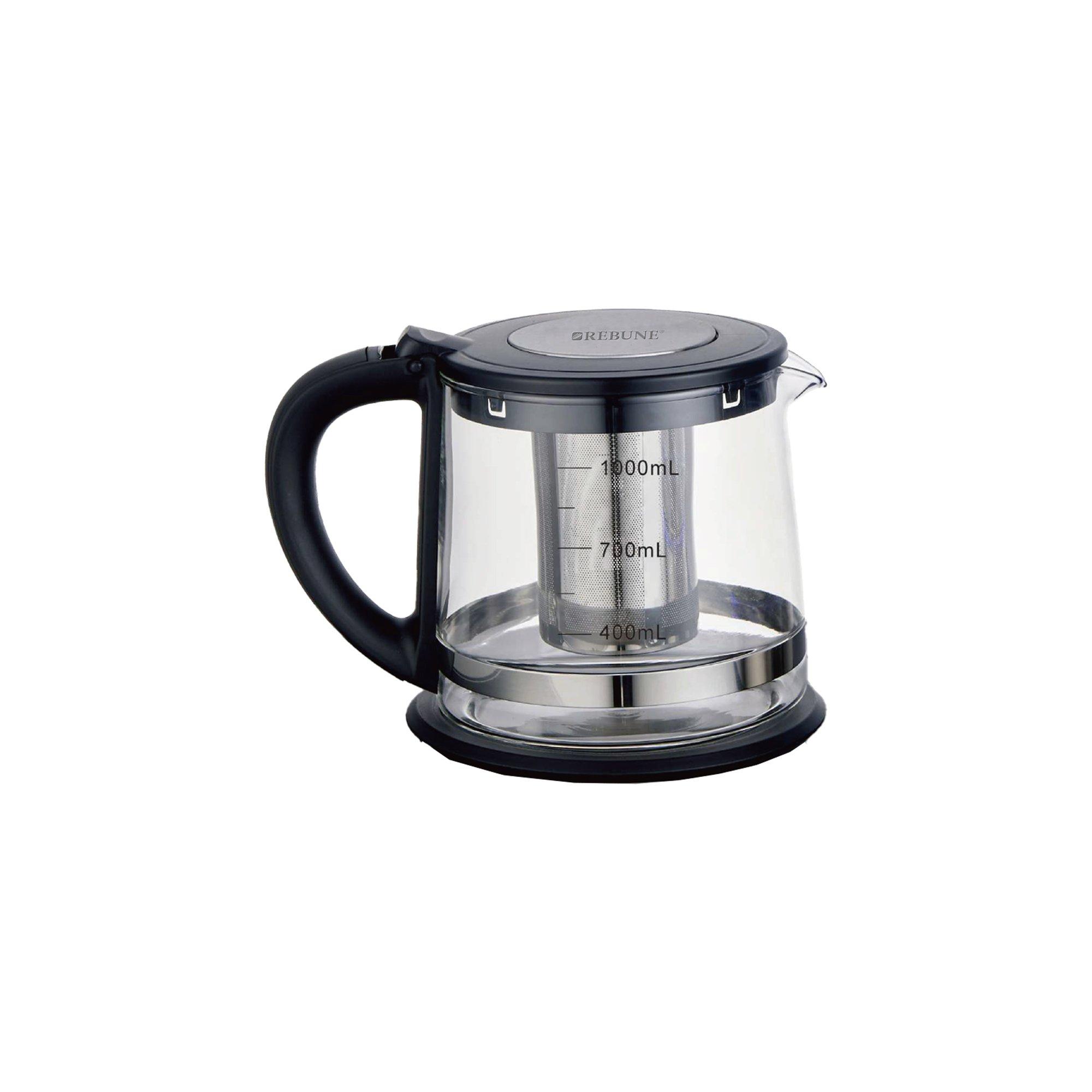 Rebune Tea Set, 2L kettle, 1L teapot, 1500W, stainless steel filter, keep-warm 2 hrs 4