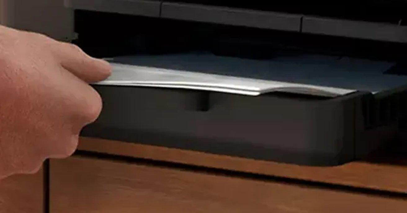 Printer handling various paper sizes