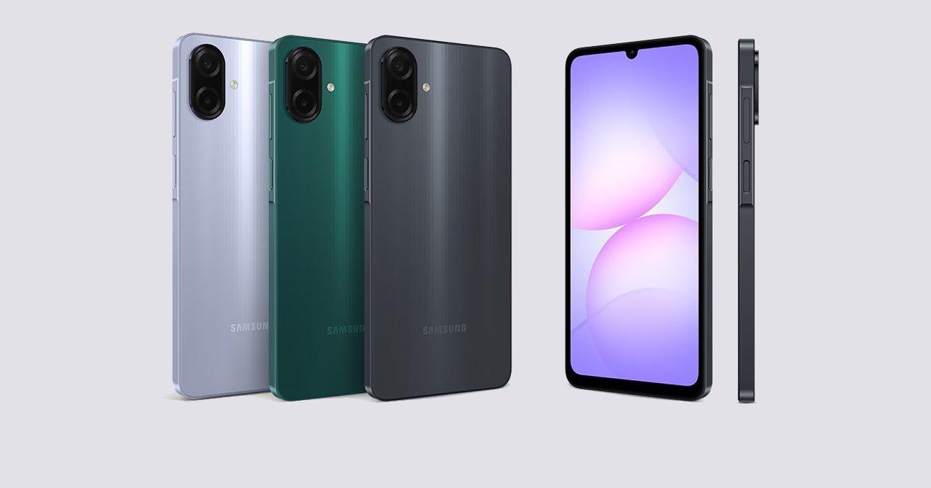Galaxy A07 يعرض واجهة One UI 7