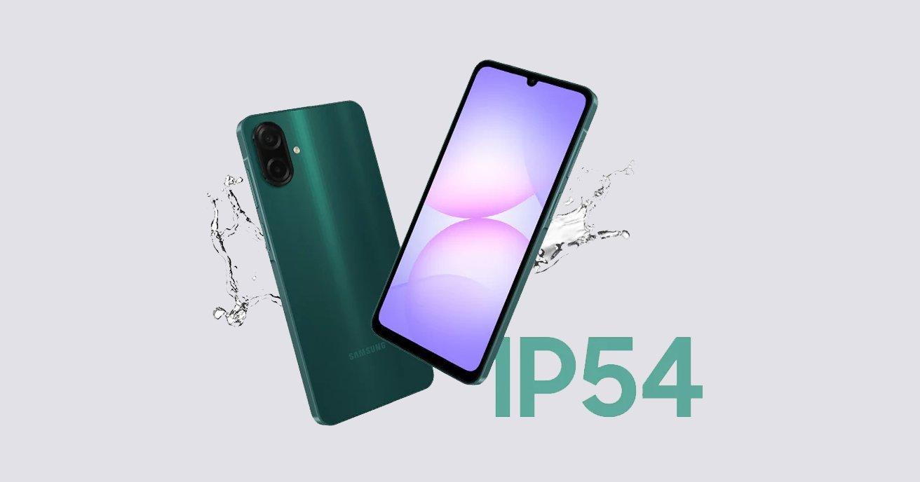 Galaxy A07 مع مستشعر بصمة جانبي