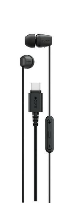 Sony IER-EX15C USB-C Wired In-Ear Headphones, Black - eXtra