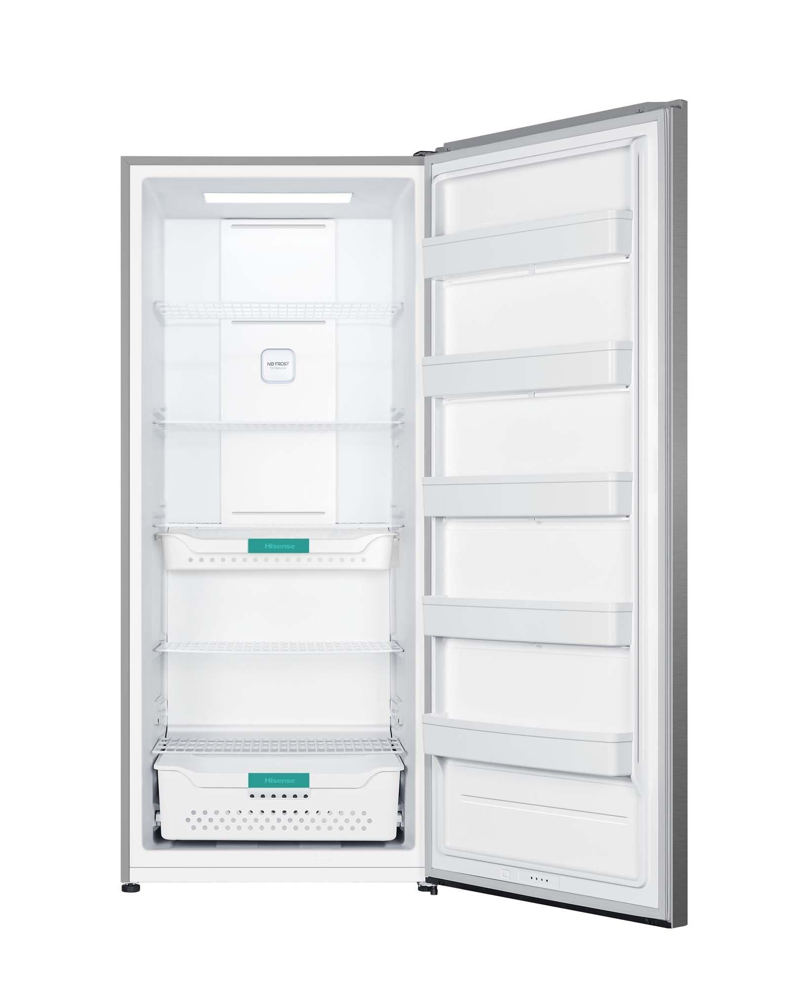 Hisense, Refrigerator, 21.1 Cu.Ft., Inverter, Single Door Upright Fridge, Silver 4