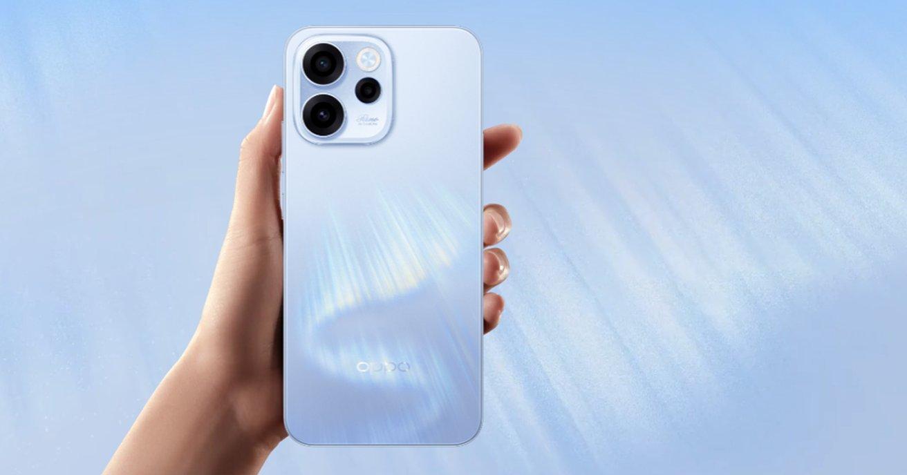 Sleek design of OPPO Reno15 F 5G