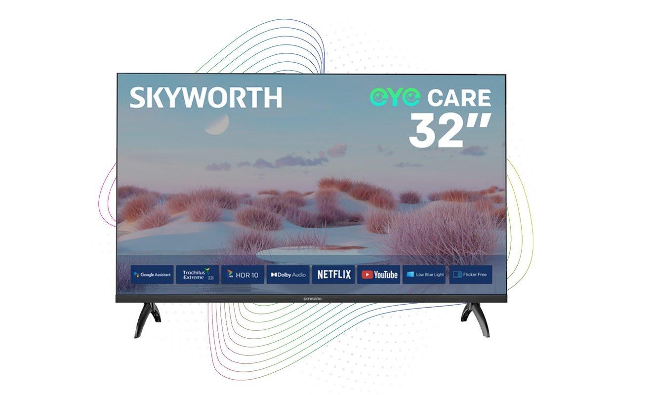 Skyworth, 32 Inch, LED, Android TV, 60Hz - eXtra