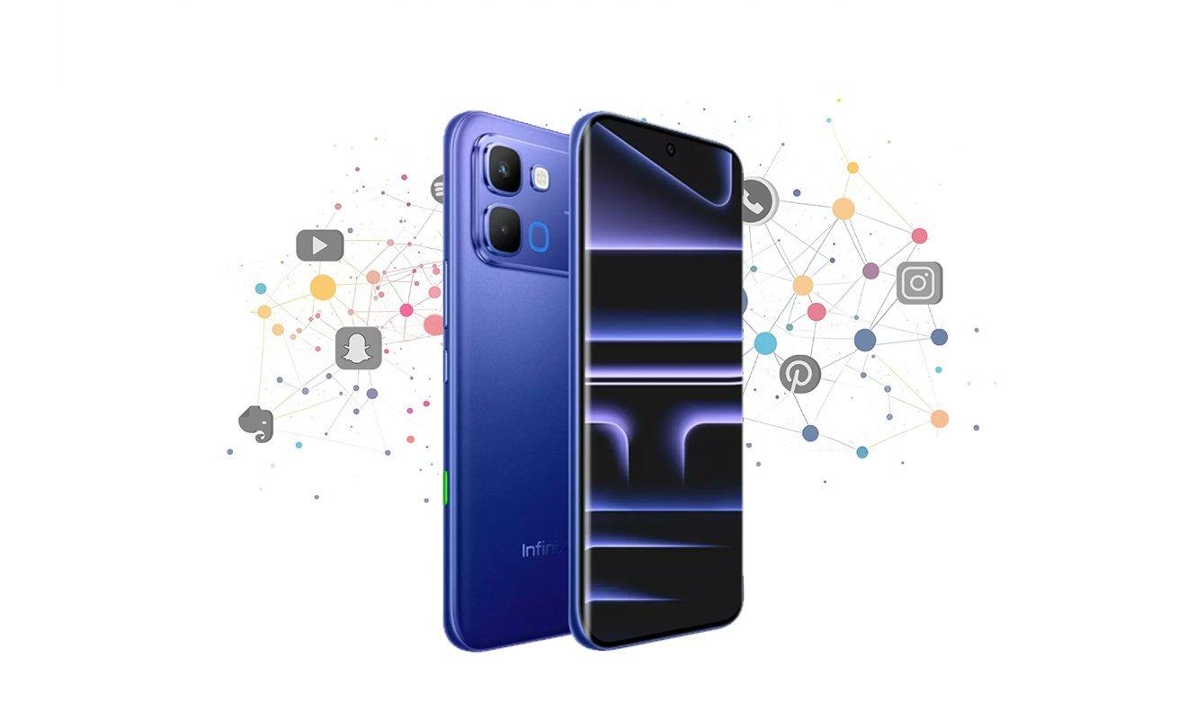 عرض أمامي وخلفي لـ Infinix Note Edge