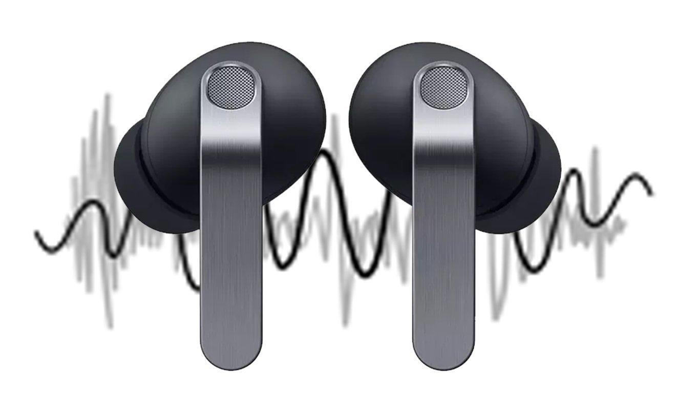 سماعات سامسونج Galaxy Buds4 Pro باللون الأبيض