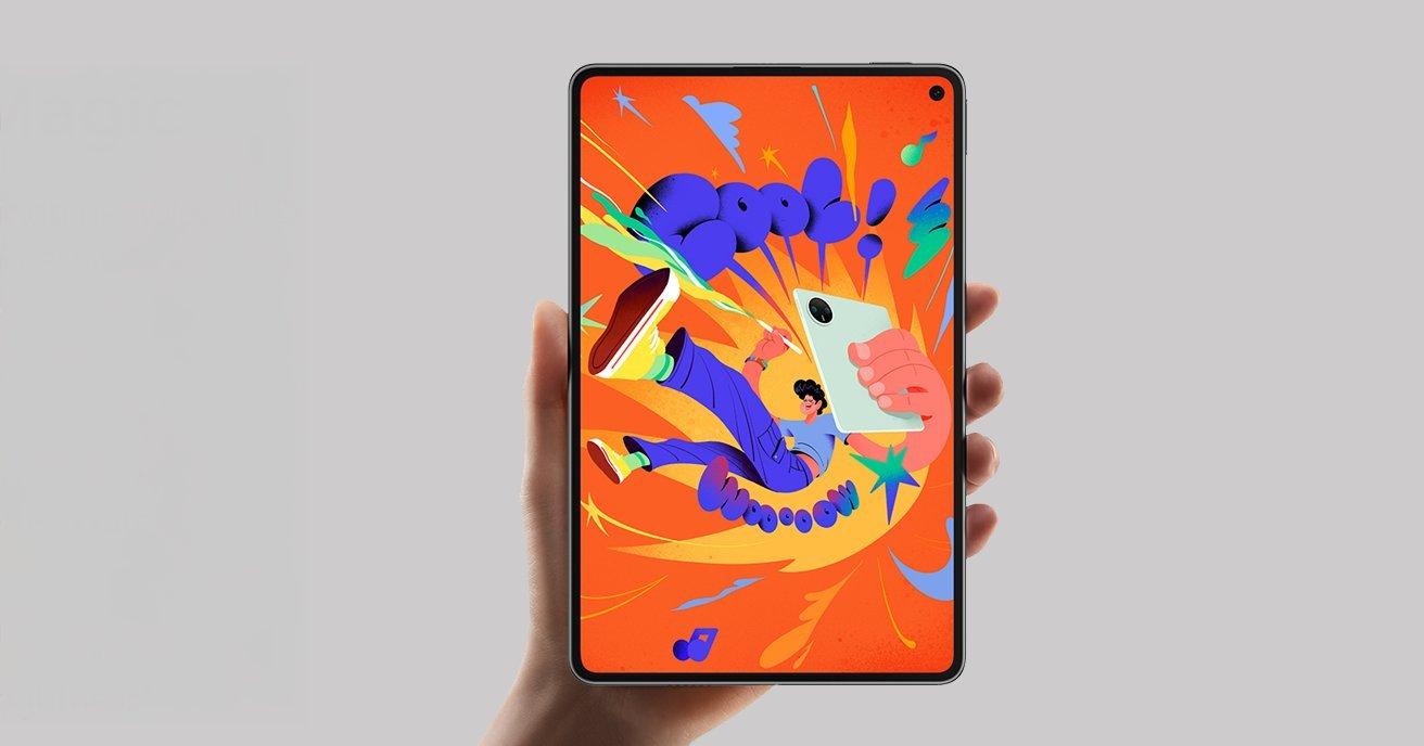 شاشة MatePad Mini تعرض ألوانًا زاهية