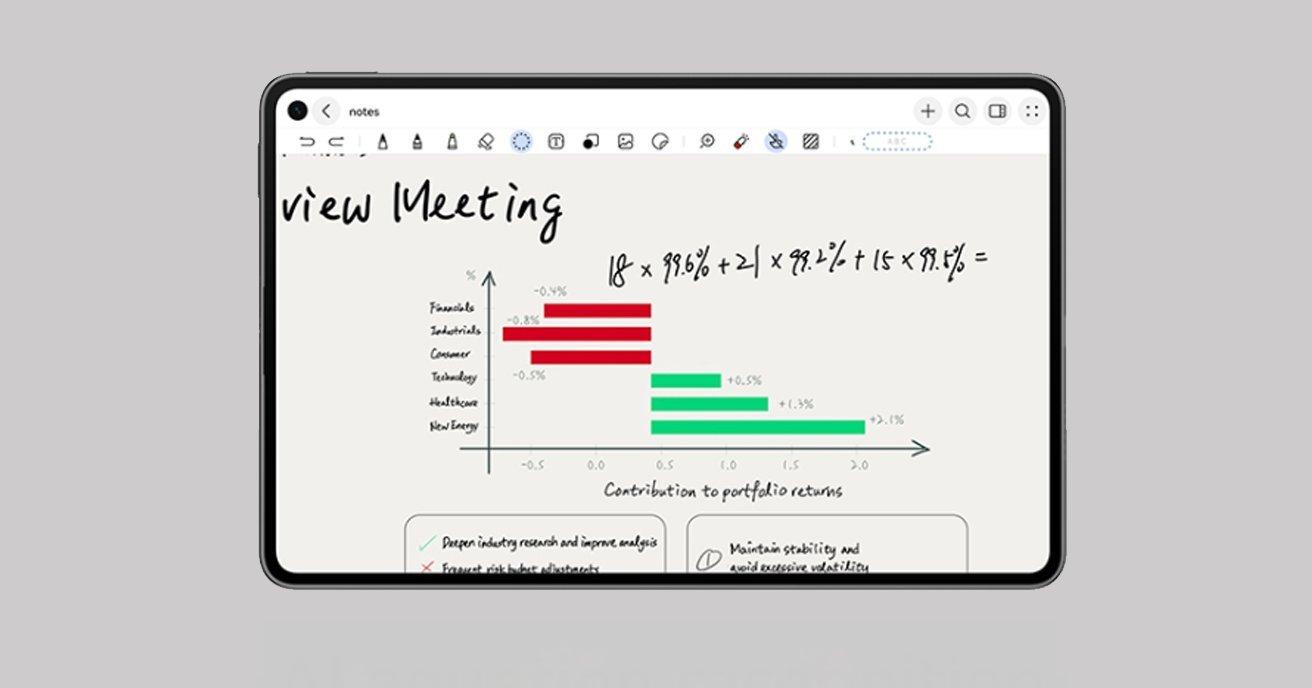 MatePad Mini يعرض إعداد الكاميرا المزدوجة