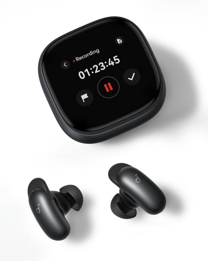 Soundcore Liberty 5 Pro Max, AMOLED Touchscreen, Built-in Voice