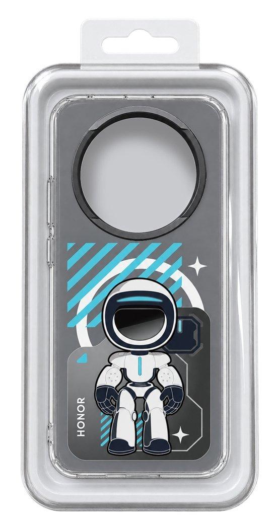 HONOR, Magnetic Phone case for HONOR X9e pro, Robot Design, Transparent  ,Not For Sale 3