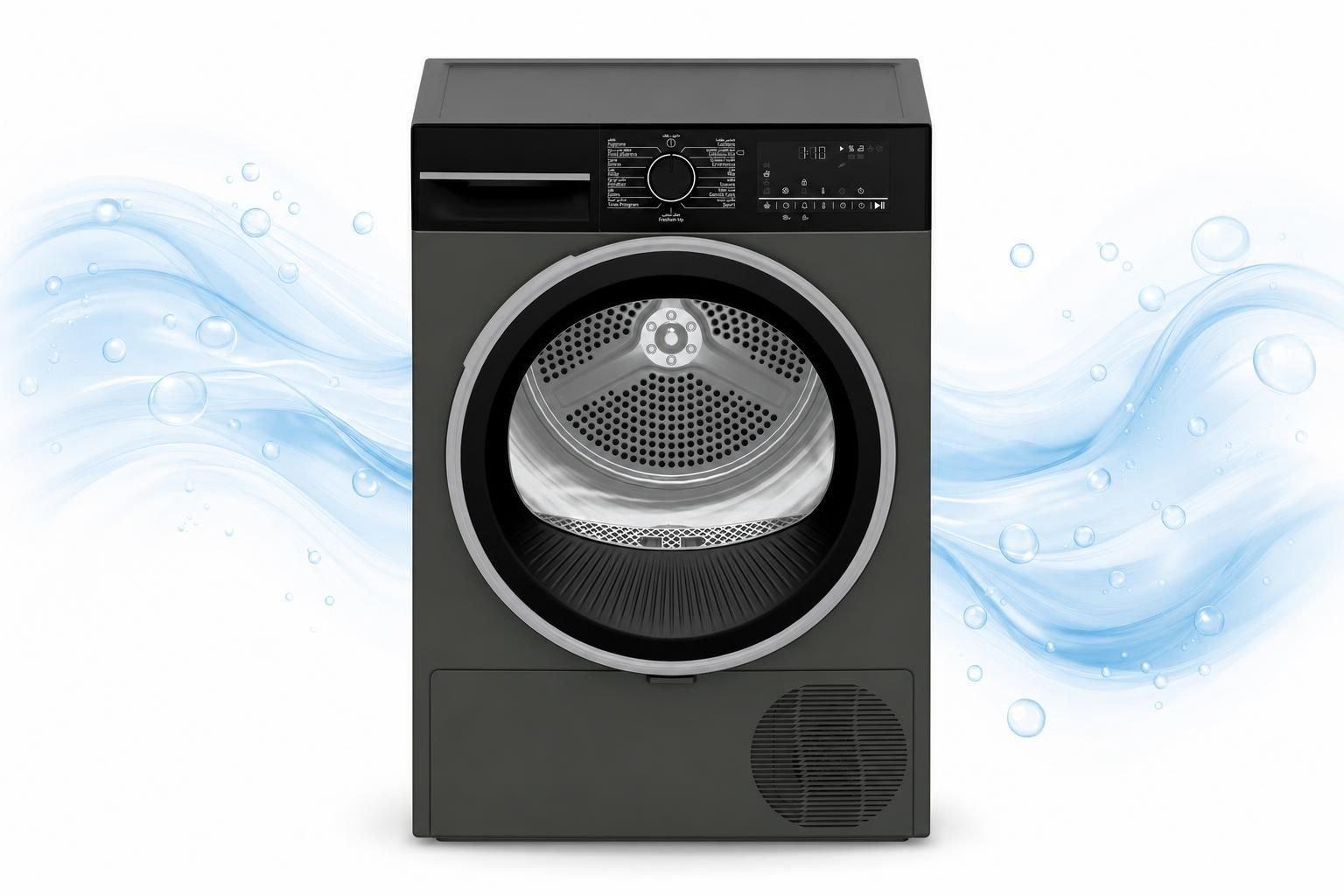 BEKO, Dryer, 10kg ,Condenser, Sensor Controlled, 15 drying programs,Gray