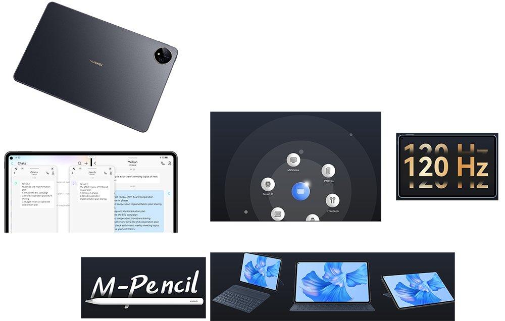 HUAWEI MatePad Pro 2022, Wi-Fi, 11 inch, 128GB, Golden Black - eXtra Oman