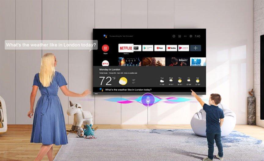 تلفزيون هاير الذكي 55 بوصة 4K Hqled بنظام اندرويد 11.0