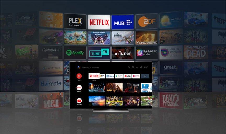 تلفزيون هاير الذكي 55 بوصة 4K Hqled بنظام اندرويد 11.0