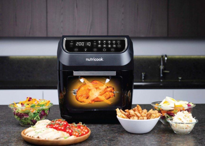 Nutricook Healthy Fryer Oven With Convection, 12 L, Black - eXtra Saudi