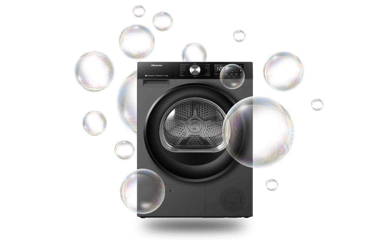 Main image of the Hisense DH3S802BT6 heat pump dryer