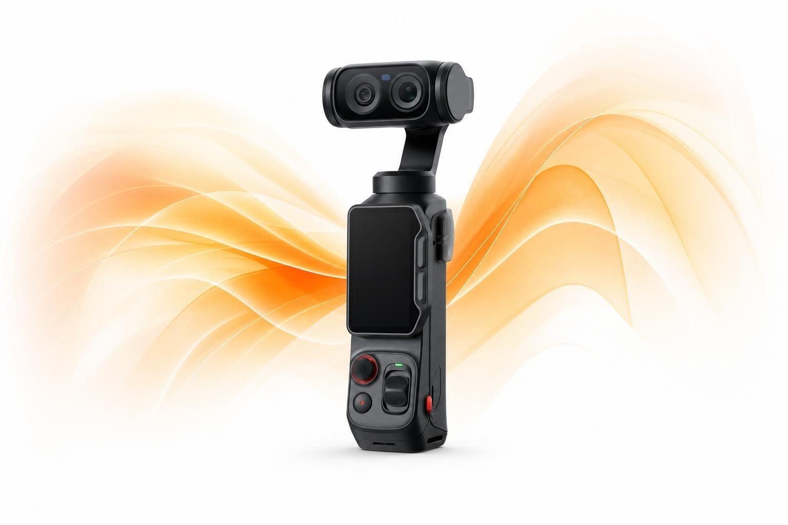 Insta360 Luna Ultra Mic Pro, Lens 8K-wide angle, Stander Bundel, Carry bag, Battery handle, Gimbal Camera, Black