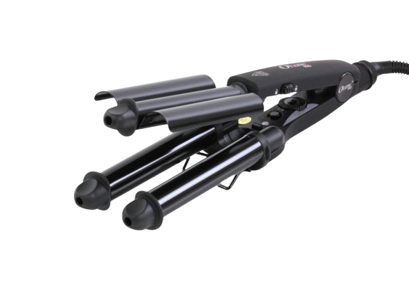 Okema, OK-707 Triple Hair Curler, Rapid Heat, Cool Tip, 430°F, Black 3