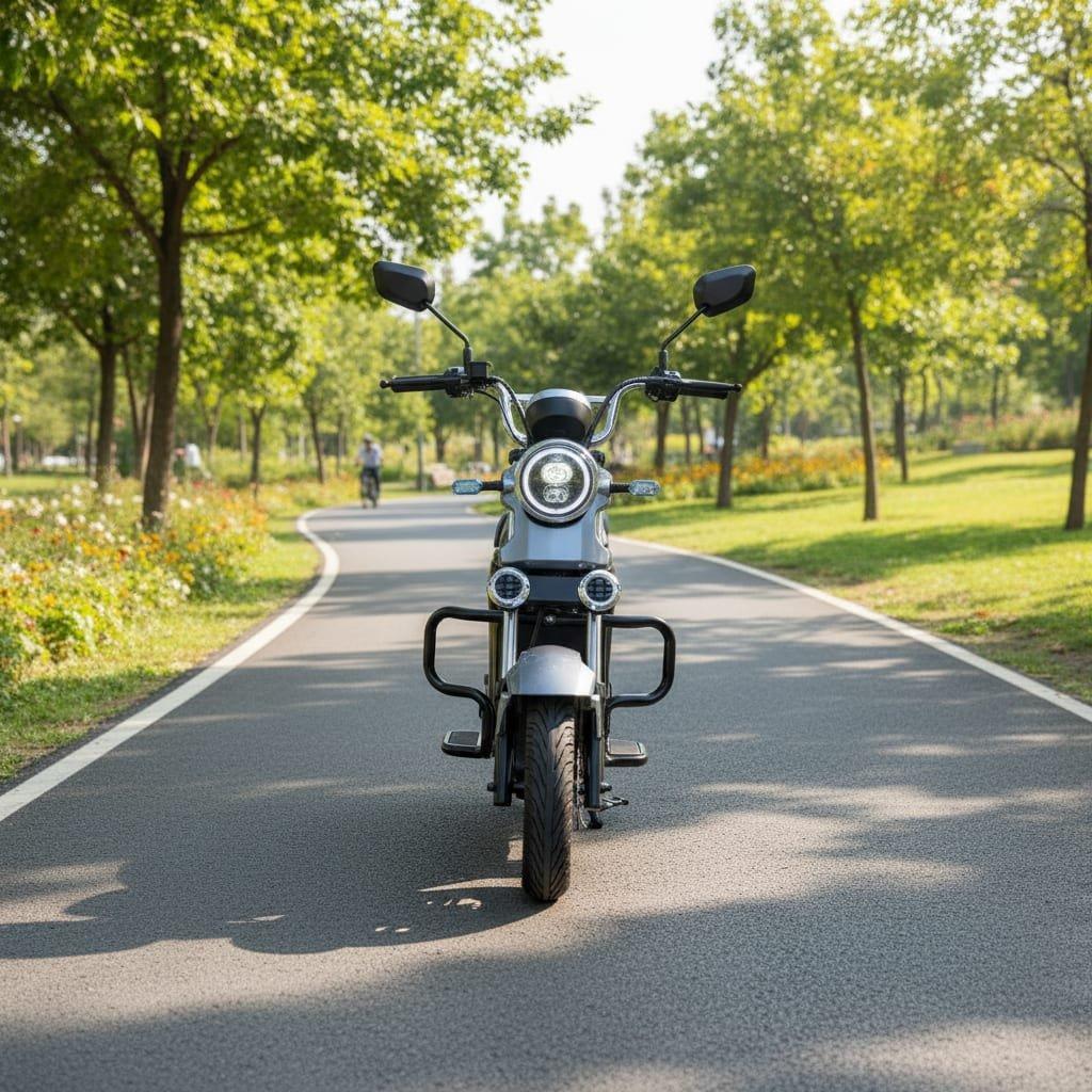 Electric scooter with seat | comfortable for two | 60v power system | for effortless daily journeys 4
