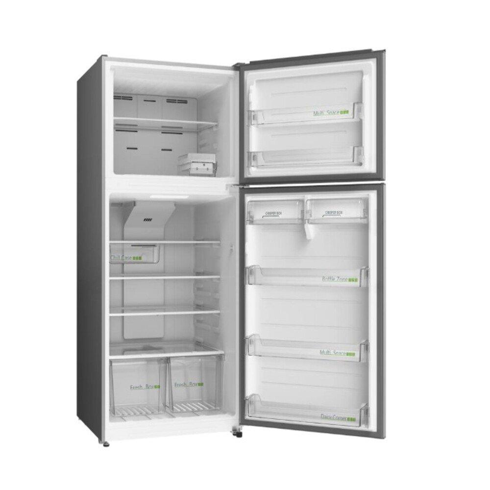Midea refrigerator and freezer,two doors,17.3 cu.ft fridge,5.7 cu.ft freezer,silver,mdrt866fgf46 4