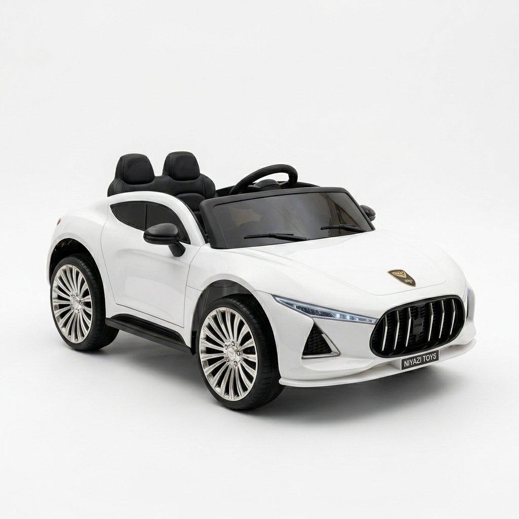 SR 1015 Sports Kids Ride-On Car (2026 Edition) - Dual Large Motors, 12V System, Remote Control, Swing Function & 4 Saudi Sheilat. 3