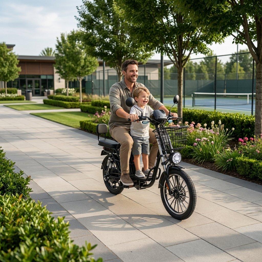 Q5 2 Powerful Electric Bike - 1000W Motor & 60V 20Ah Battery with NFC Tech & 6 Shock Absorbers for Off-Road. 4