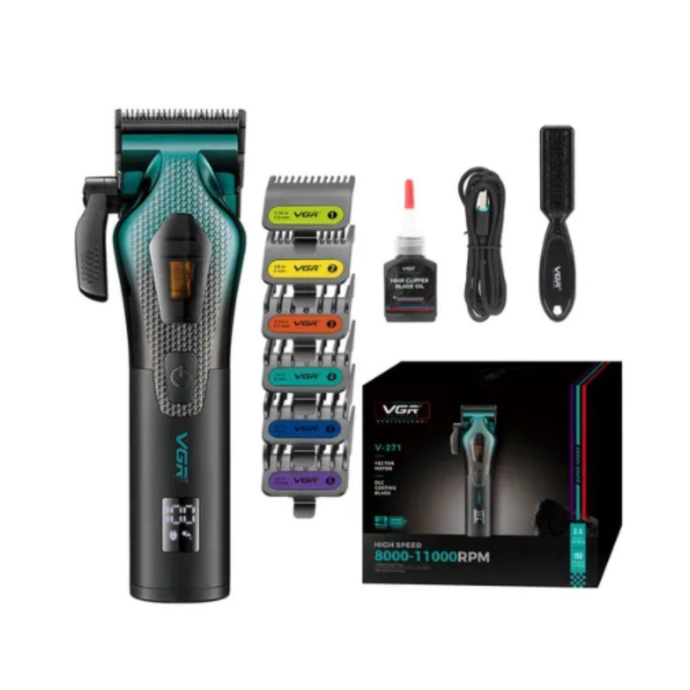 Vgr, a professional hair clipper with a stylish design, powerful performance, and high precision for the perfect shave. 3
