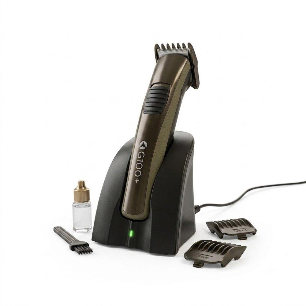 Dots cordless men's hair clipper & beard trimmer 3w | rechargeable electric shaving & grooming machine - model eh-606c 3