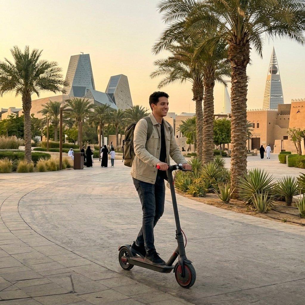 Smart electric scooter with 36v battery and 350w motor - foldable design with mobile app support 4