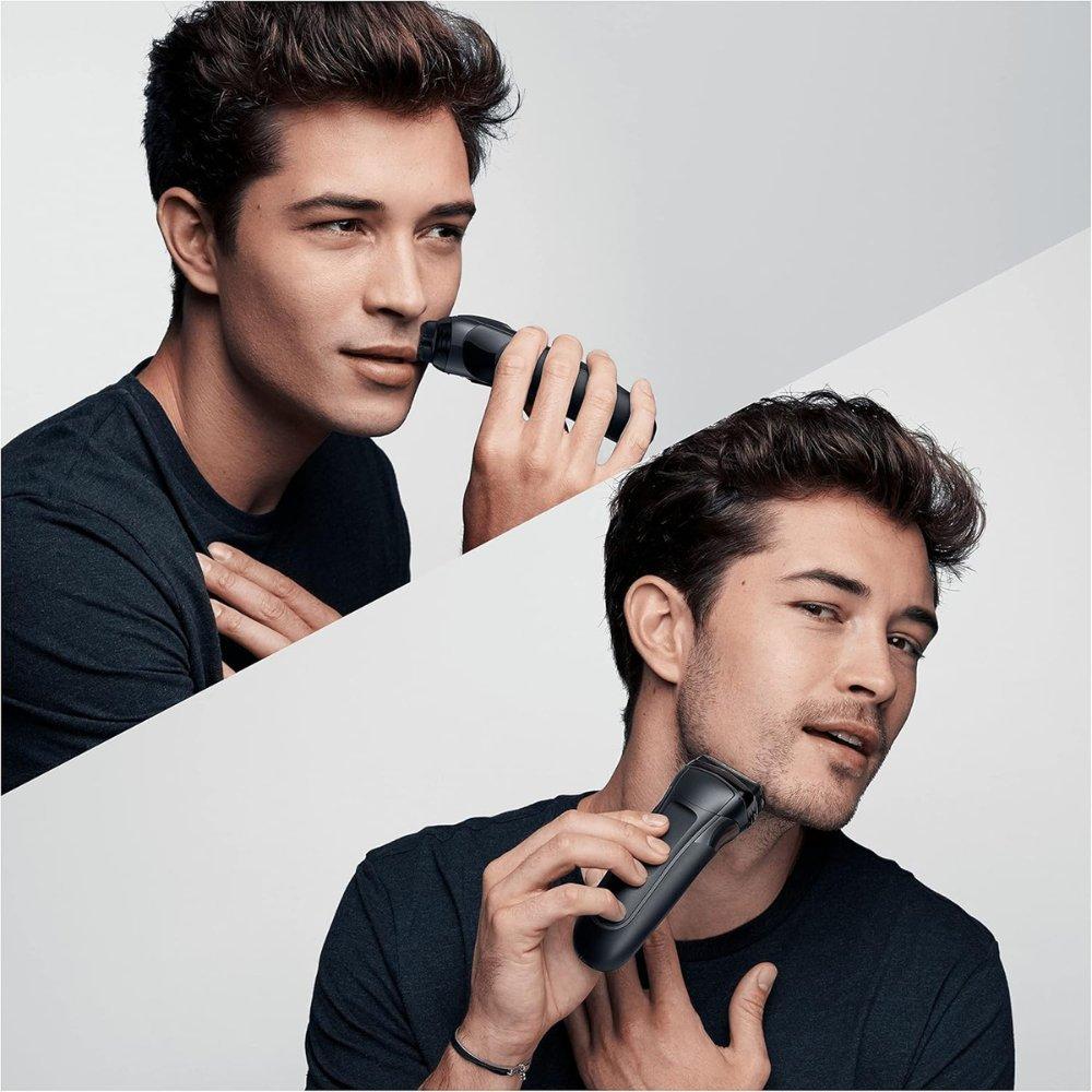Braun series 3 300s electric shaver for men | cordless & rechargeable foil shaver with 3 flexible blades 4