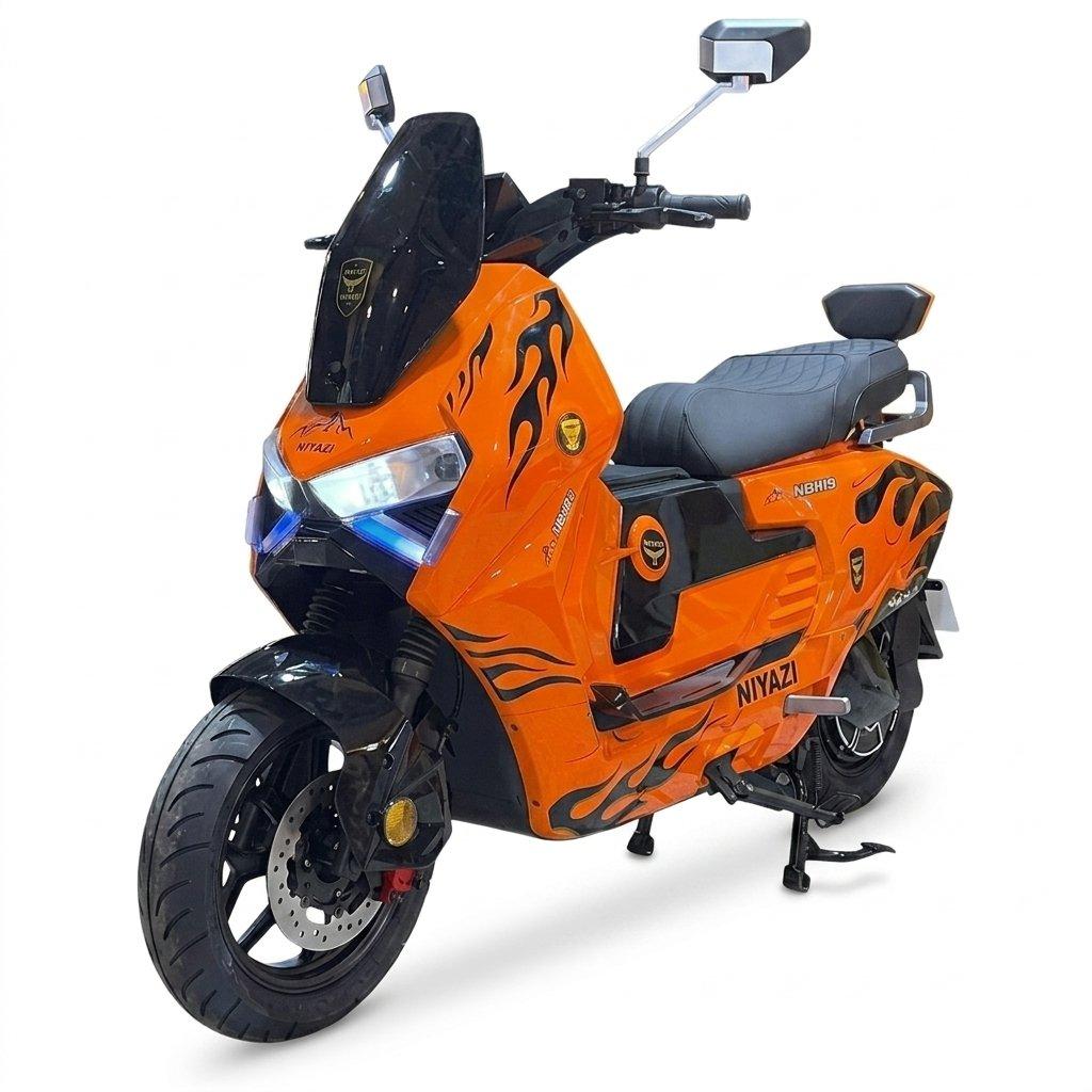 Premium adult electric sport scooter – 5000w torque with remote control & nfc system 3