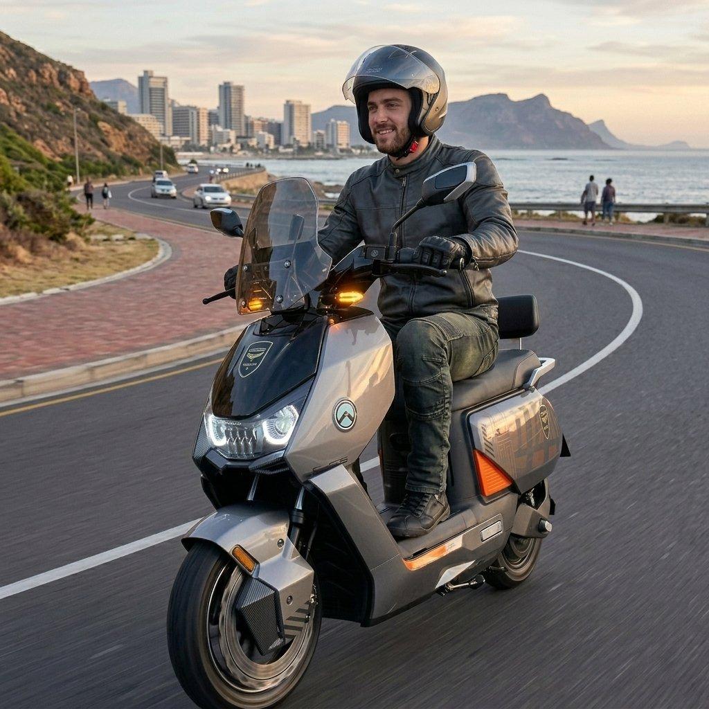 High-performance smart electric scooter – 5000w hyper-motor & advanced safety 4