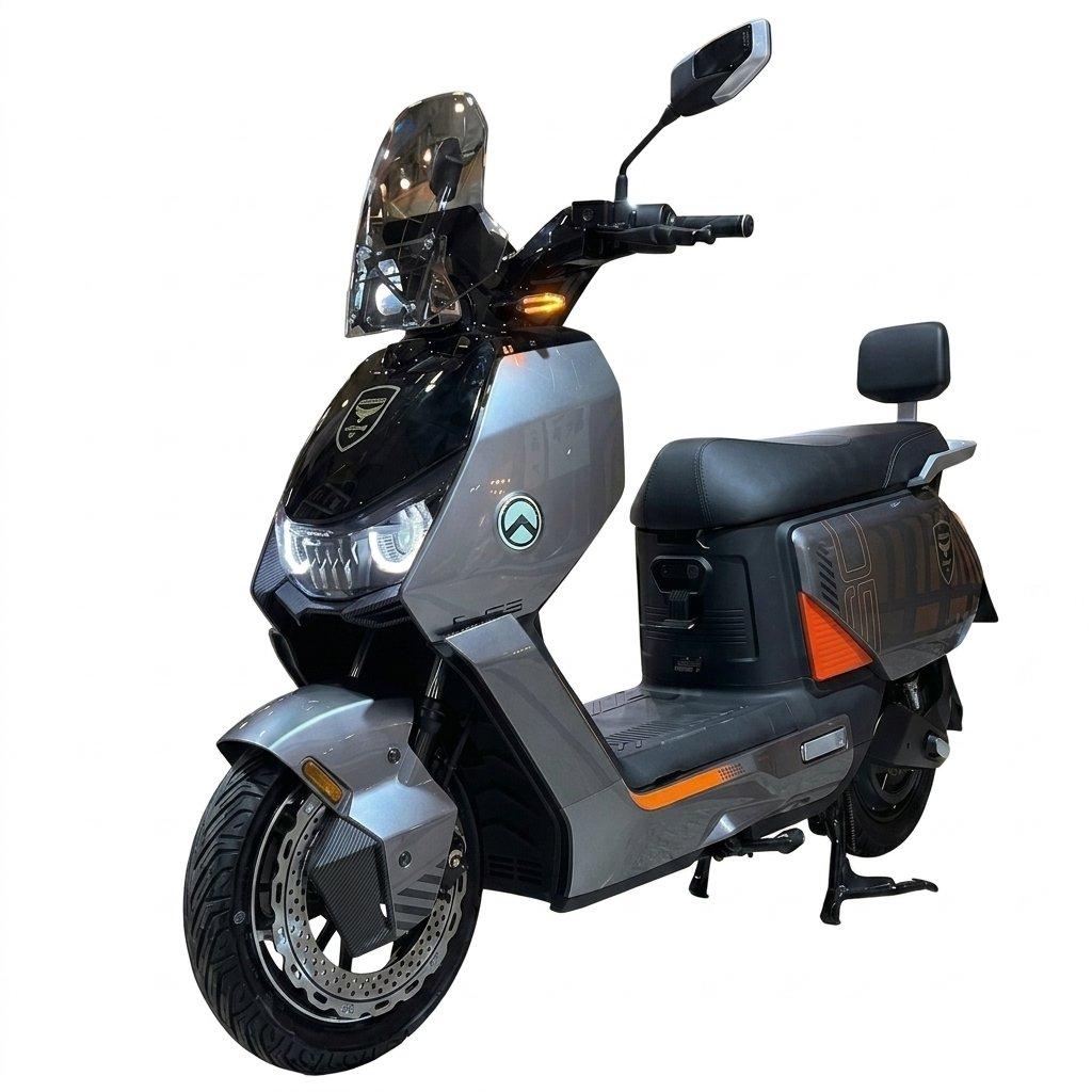 Premium european-design smart electric scooter for adults – 5000w motor, built-in dash cam & gps location tracking 3