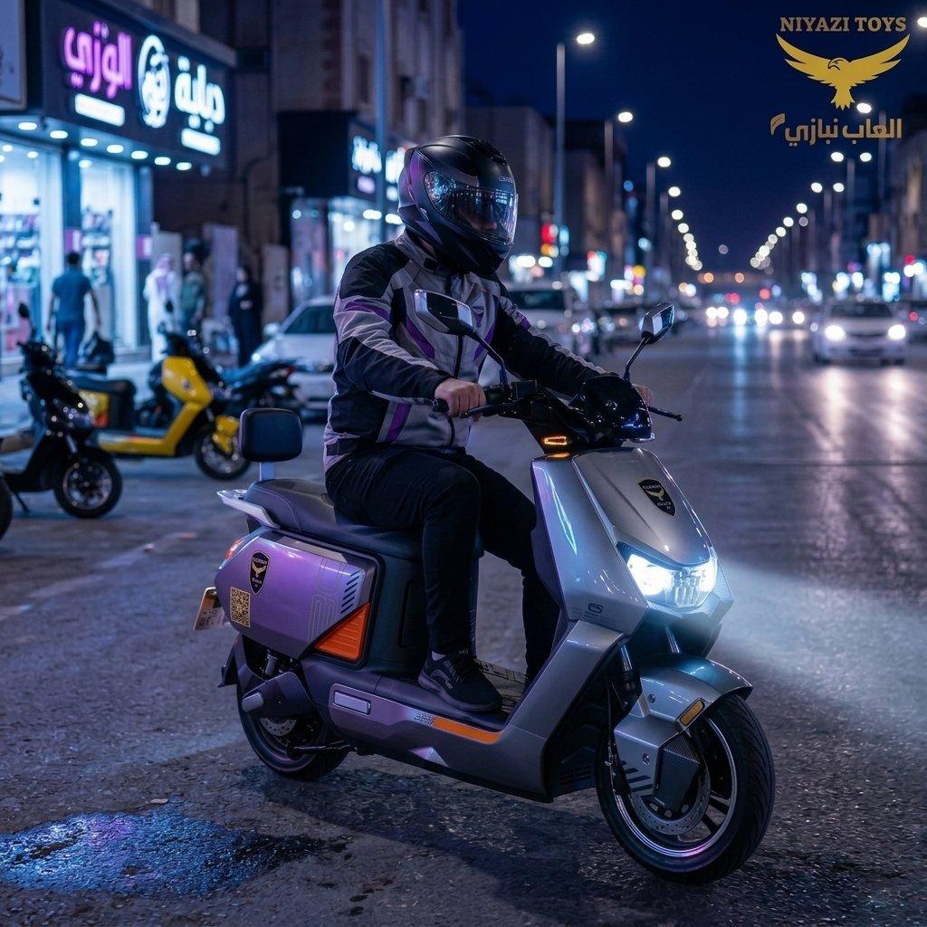 Premium european-design smart electric scooter for adults – 5000w motor, built-in dash cam & gps location tracking 4