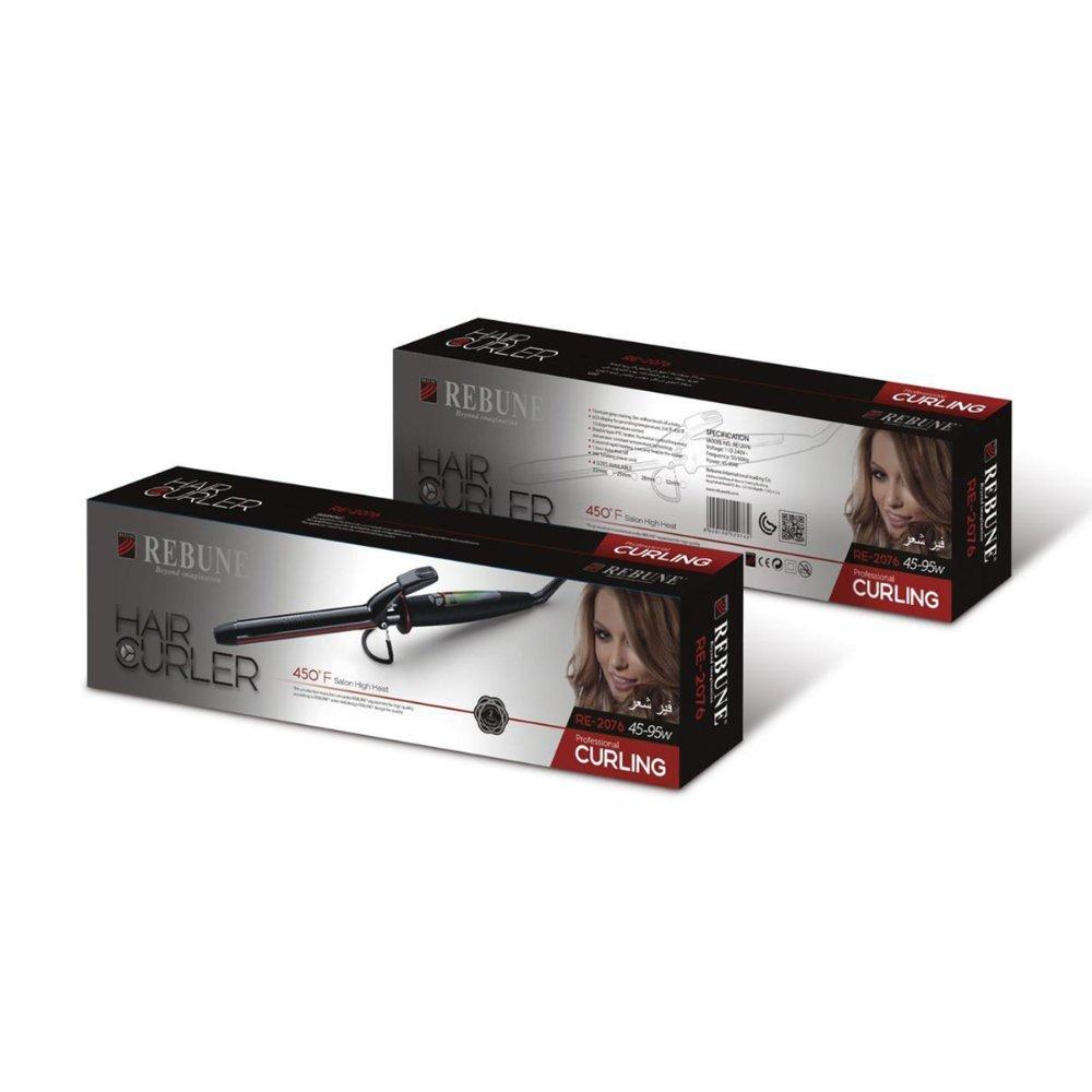 Rebune professional hair curler 32mm (re-2076) | high-performance curling iron for loose, natural & bouncy salon waves 4