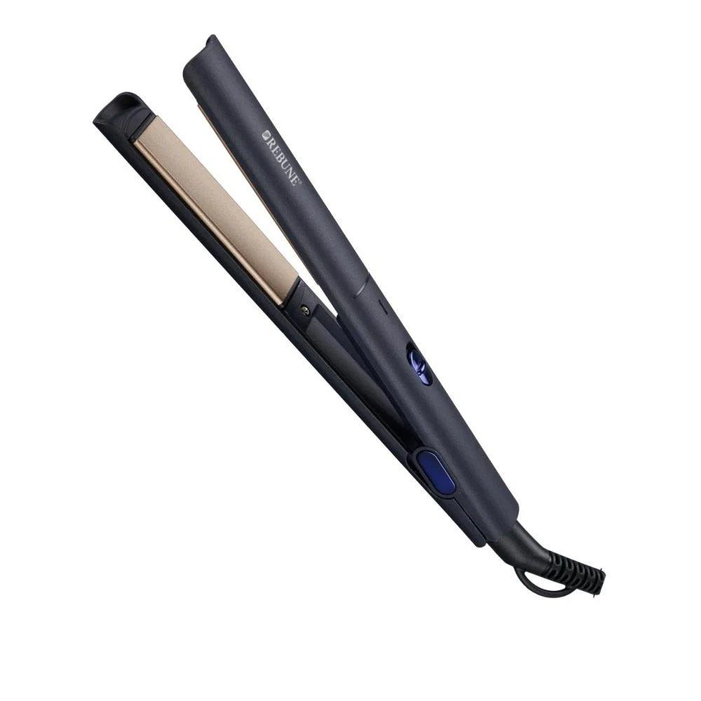 Rebune mini ceramic hair straightener (re-2217) | portable compact flat iron for travel & quick touch-ups 3