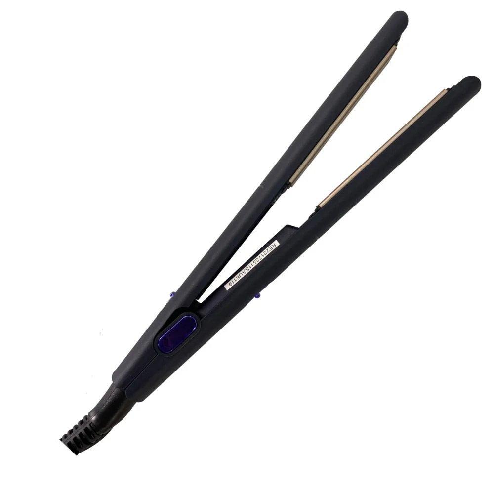 Rebune mini ceramic hair straightener (re-2217) | portable compact flat iron for travel & quick touch-ups 4