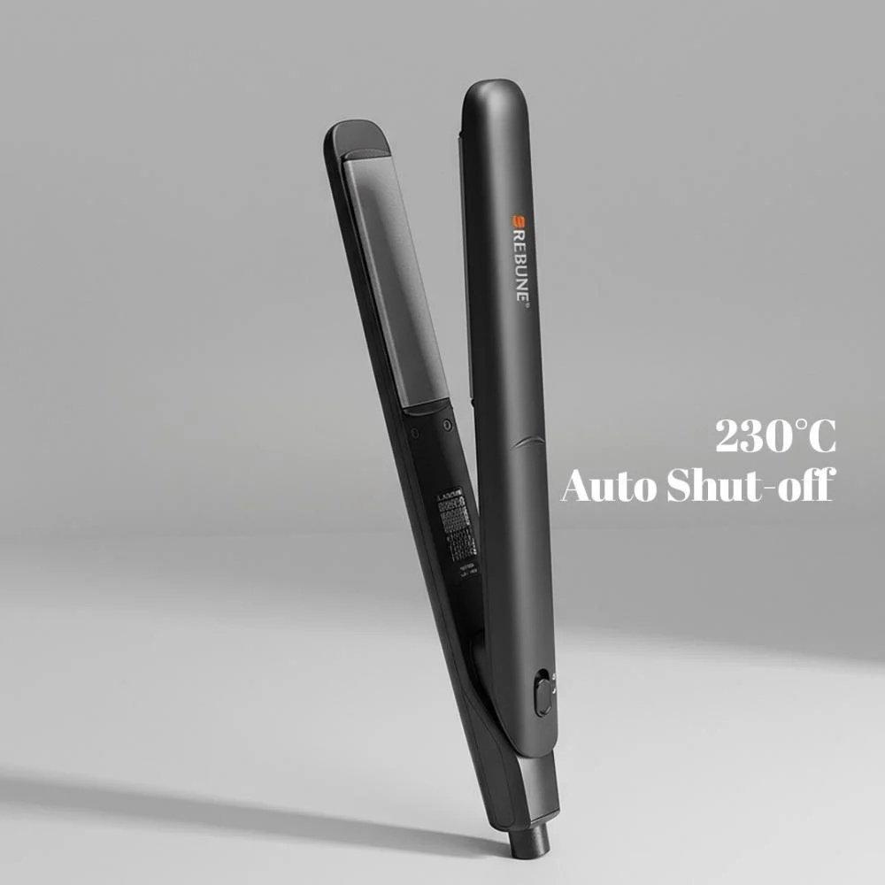 Rebune professional ceramic hair straightener (re-2182) | high-performance flat iron for sleek, smooth & frizz-free styling 4
