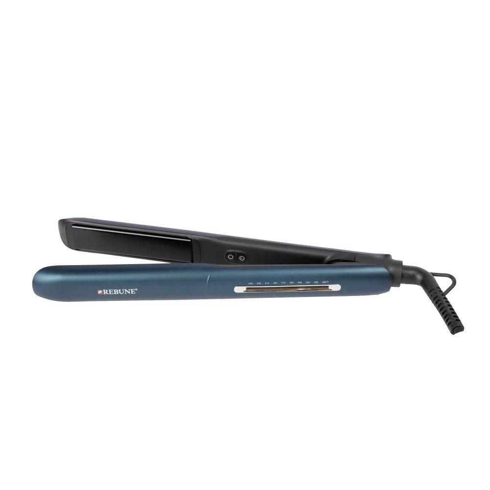 Rebune professional ceramic hair straightener 52w blue (re-2129) | high-performance flat iron for flawless silky smooth hair 4
