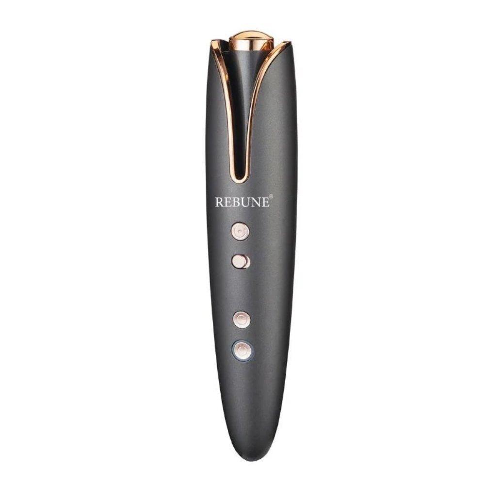 Rebune automatic hair curler - grey re-2081 - self-rotating hair styler for effortless waves - professional salon-quality curls in seconds - heat protection technology 3