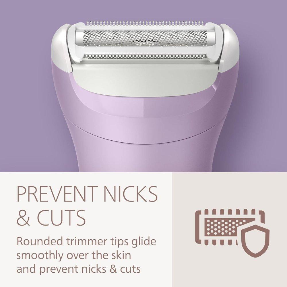 Philips lady shaver (brl138/00) - cordless electric shaver for legs, arms, underarms & bikini - wet & dry use - fast usb-a charging - #1 world brand 4